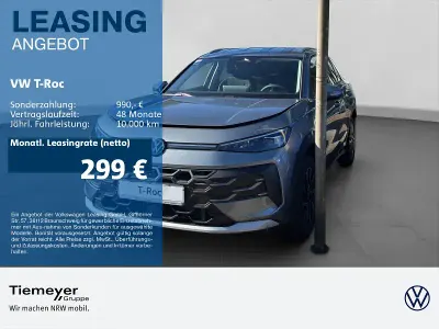 Neu VW T-Roc R-line 150 PS (110 kW) 2026 Grau SUV
