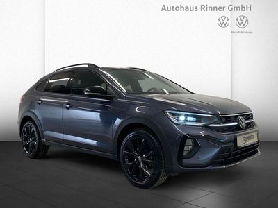 Rauchgrau metallic / schwarz Gebraucht 2024 VW Taigo R-line SUV | 25.790 € (Fairer Preis)