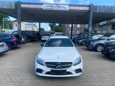 Gebraucht Mercedes C220 AMG line 194 PS (142 kW) 2019 Weiß Kombi