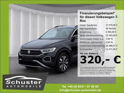 Gebraucht VW T-Roc Goal 150 PS (110 kW) 2025 Schwarz SUV