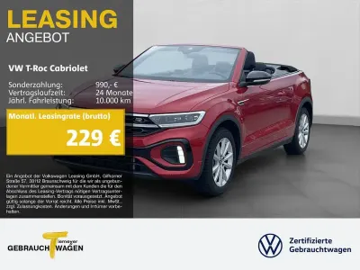 Gebraucht VW T-Roc Cabriolet R-line 150 PS (110 kW) 2025 Rot Cabrio