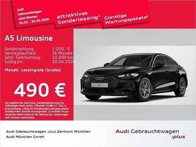 Gebraucht Audi A5 Sport 204 PS (150 kW) 2025 Mythosschwarz metallic Limousine