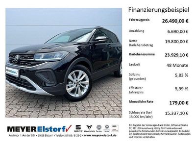 Schwarz Neu 2025 VW T-Cross Life SUV | 26.490 € (Guter Preis)
