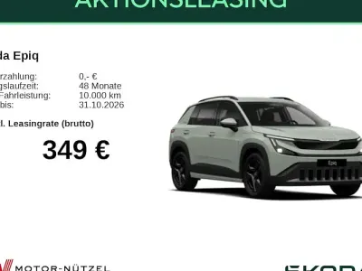 Neu Skoda Epiq Selection 155 kW (211 PS) 2026 Grün SUV