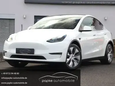 Occasion Tesla Model Y Long Range AWD 378 kW (514 ch) 2023 Blanc SUV