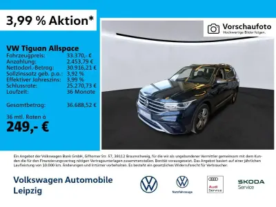 Gebraucht VW Tiguan Allspace Elegance 150 PS (110 kW) 2023 Schwarz SUV