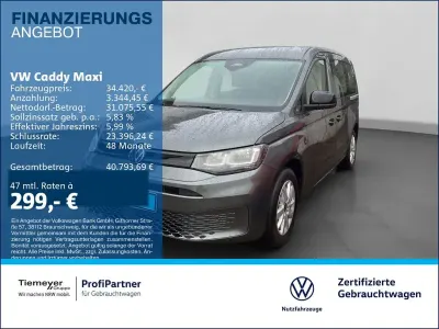 Używany VW Caddy Maxi Basis 122 KM (89 kW) 2025 Szary Minivan