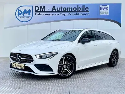 Brugt Mercedes CLA200 AMG line 163 HK (119 kW) 2019 Hvid Stationcar