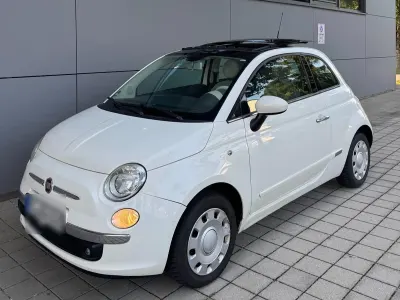 Gebraucht Fiat 500 69 PS (50 kW) 2009 Weiß Cabrio