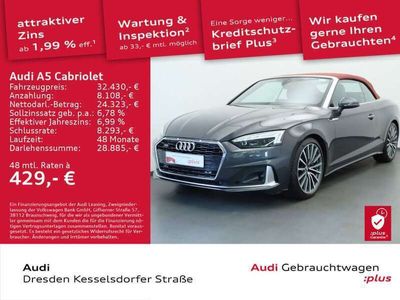 gebraucht Audi A5 Cabriolet 40 TDI Q. advanced Navi Matrix B&O