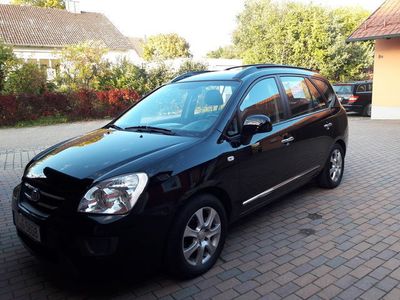 Gebraucht Kia Carens EX 190 PS (139 kW) 2007 Schwarz metallic Van / Kleinbus