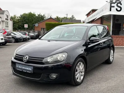 Gebraucht VW Golf VI Style 102 PS (75 kW) 2011 Schwarz Kleinwagen