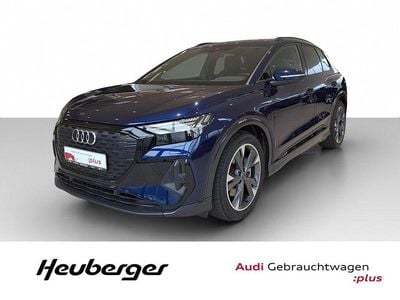 Blau Gebraucht 2021 Audi Q4 e-tron S-Line SUV | 36.460 € (Etwas zu teuer)