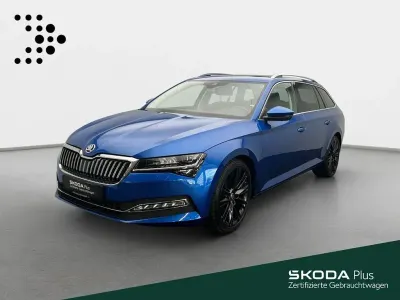 Gebraucht Skoda Superb Style 200 PS (147 kW) 2022 Raceblau metallic Kombi