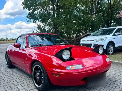 Gebraucht Mazda MX5 115 PS (84 kW) 1990 Rot Cabrio