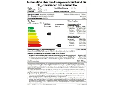 Ny BMW XM Sport Line 476 HK (350 kW) 2026 Sort SUV