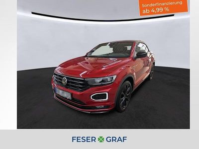 Kings red metallic schwarz Gebraucht 2022 VW T-Roc Cabriolet R-line Cabrio | 26.980 € (Guter Preis)