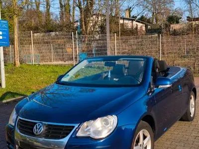 Brugt VW Eos 116 HK (85 kW) 2007 Blå Cabriolet