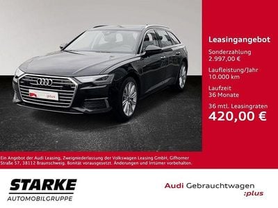 Schwarz (mythosschwarz metallic) Gebraucht 2021 Audi A6 Design Kombi | 29.970 € (Superpreis)