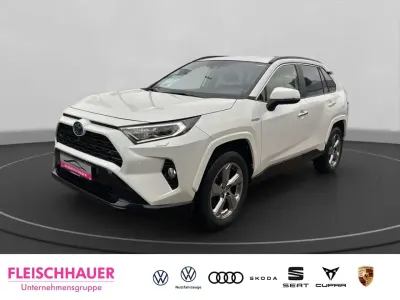 Gebraucht Toyota RAV4 Hybrid Lounge 178 PS (130 kW) 2019 Weiss SUV