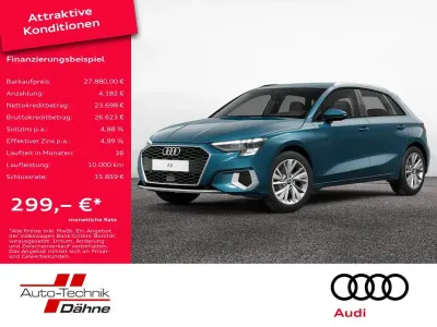 Brugt Audi A3 Advanced 150 HK (110 kW) 2022 Blå Sedan