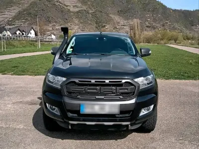 Brugt Ford Ranger Limited 200 HK (147 kW) 2017 Sort Pickup / Ladvogn