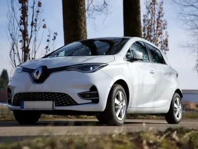 Usata Renault Zoe Intens 100 kW (136 CV) 2019 Bianco Utilitaria