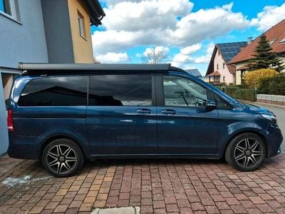Second-hand Mercedes V250 Marco Polo 190 CP (139 kW) 2023 Albastru Monovolum
