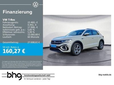 Gebraucht VW T-Roc R-line 110 PS (80 kW) 2024 Grau SUV