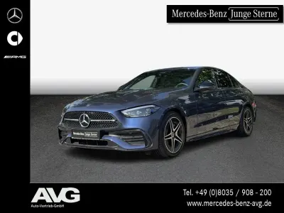 Gebraucht Mercedes C220 AMG 200 PS (147 kW) 2024 Lack sodalithblau Limousine