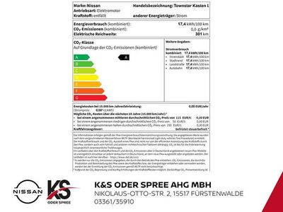 Gebraucht Nissan Townstar N-Connecta 89 kW (122 PS) 2022 Weiss / mineral white Van