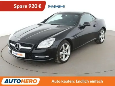 Second-hand Mercedes SLK200 184 CP (135 kW) 2015 Negru Cabrio