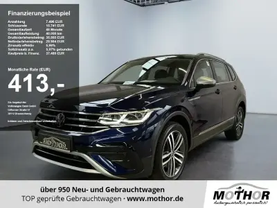 Gebraucht VW Tiguan Allspace Elegance 200 PS (147 kW) 2023 Atlantic blue SUV