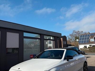 Usata Mercedes C180 AMG line 156 CV (114 kW) 2021 Bianco Cabrio