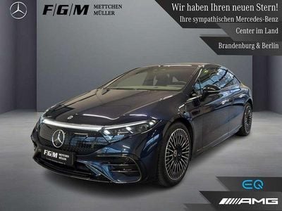 Gebraucht Mercedes EQS450+ AMG line 244 kW (333 PS) 2023 Blau Limousine