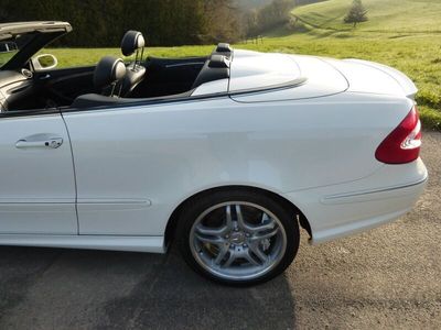 gebraucht Mercedes CLK55 AMG AMG Cabrio Erstlack org.65tkm 2.Hd. Bestzustd rostfrei