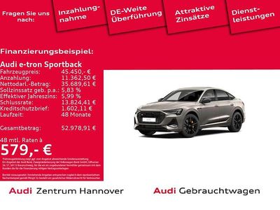 Z7 chronosgrau metallic Gebraucht 2023 Audi e-tron S-Line SUV | 45.450 € (Teuer)