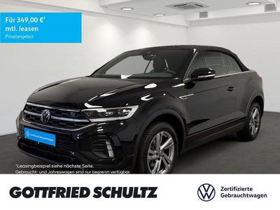 Gebraucht VW T-Roc Cabriolet R-line 150 PS (110 kW) 2024 Schwarz Cabrio