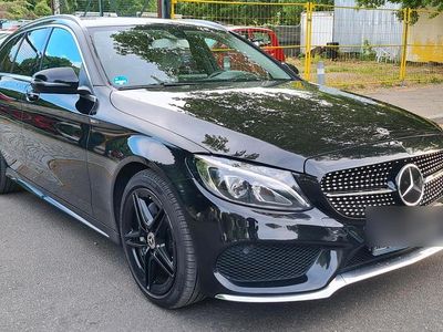 Gebraucht Mercedes C220 AMG line 163 PS (119 kW) 2017 Schwarz Kombi