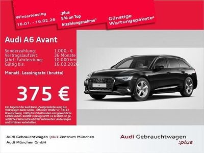 Mythosschwarz metallic Gebraucht 2025 Audi A6 Advanced Kombi | 49.479 € (Guter Preis)