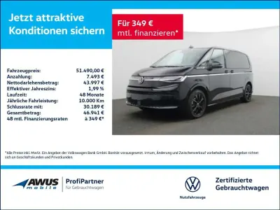 Usata VW T7 Style 150 CV (110 kW) 2024 Nero Furgone