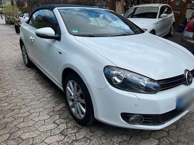 Brugt VW Golf Cabriolet LOUNGE 150 HK (110 kW) 2015 Hvid Cabriolet