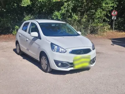 Gebraucht Mitsubishi Space Star 71 PS (52 kW) 2017 Weiß Kleinwagen