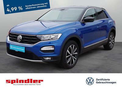 Gebraucht VW T-Roc Style 150 PS (110 kW) 2020 Ravennablau metallic SUV