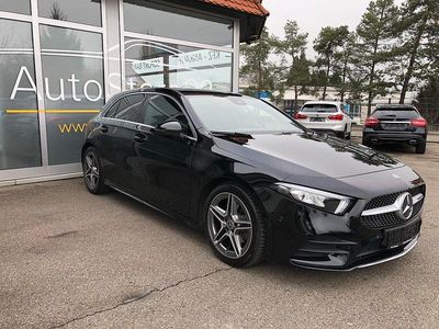 Second-hand Mercedes A200 AMG line 163 CP (119 kW) 2018 Negru Berlinǎ