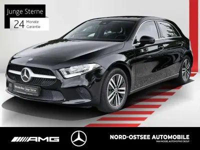 Gebraucht Mercedes A250 Progressive 160 PS (117 kW) 2021 Unilack nachtschwarz Limousine