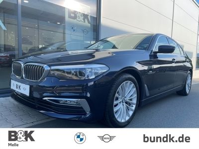 Gebraucht BMW 525 Luxury Line 231 PS (169 kW) 2017 Blau metallic imperialblau brillanteffekt meta Limousine