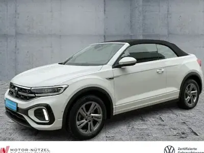 Gebraucht VW T-Roc Cabriolet R-line 150 PS (110 kW) 2025 Weiß Cabrio