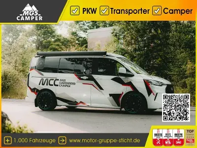 Nouă Ford Tourneo Custom Nugget 170 CP (125 kW) 2025 Alb Van