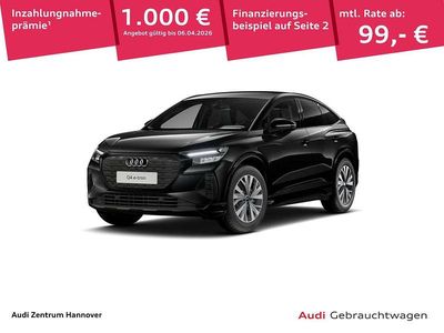 Gebraucht Audi Q4 Sportback e-tron Advanced 125 kW (170 PS) 2022 Mythosschwarz metallic SUV